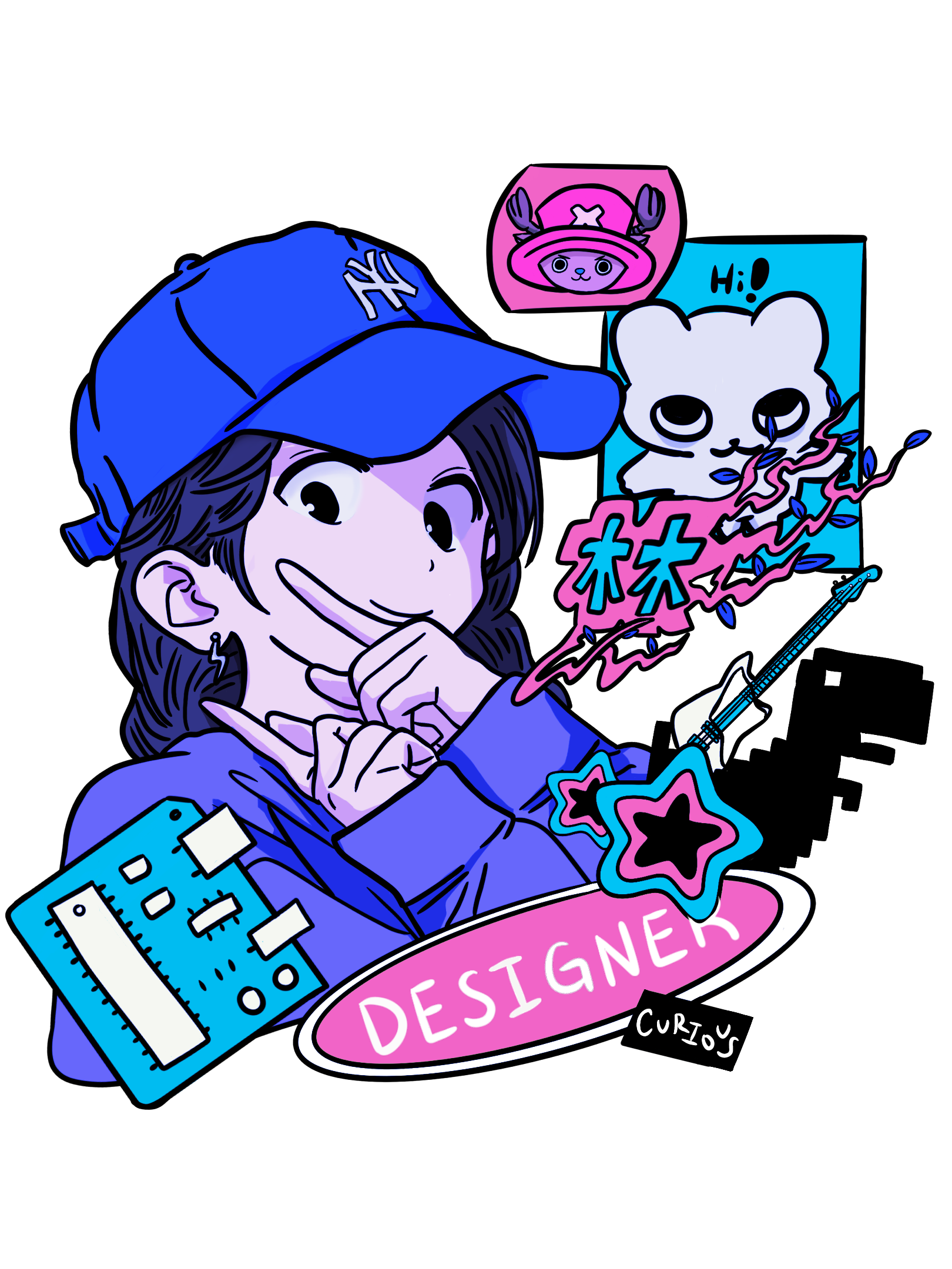 Dark mode illustration